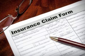 Insurance claim form graphic